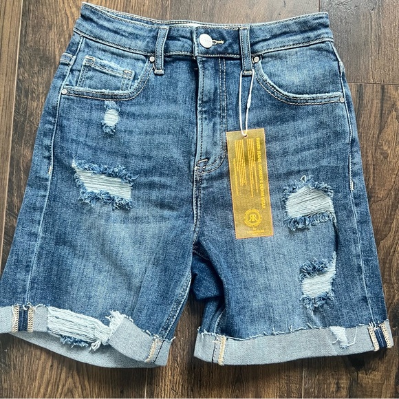 Risen Jeans Pants - Risen Denim Shorts, NWT, Womens, Size Small, 5inch inseam
